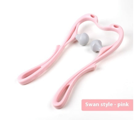 Manual Six-Wheel Neck Massager Roller for Pain & Stress Relief