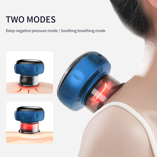 Electric Vacuum Cupping Massager Body Gua Sha Slimming