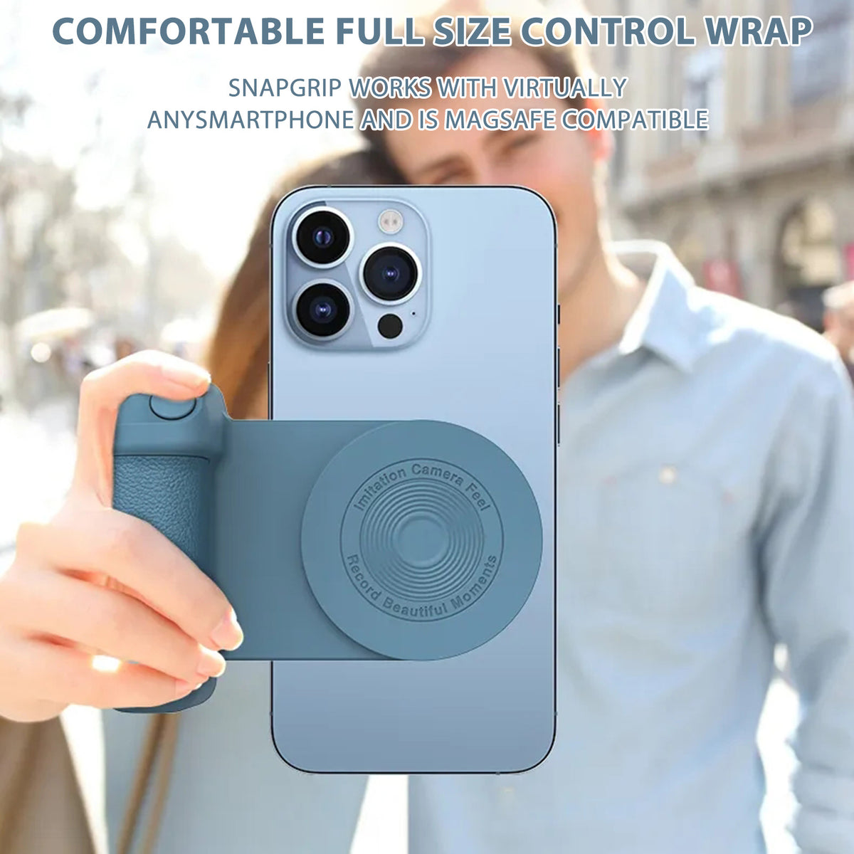 3-in-1 Magnetic Camera & Phone Grip Handle Bracket