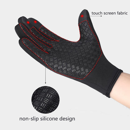 Waterproof Winter Touchscreen Motorcycle Gloves with Fleece