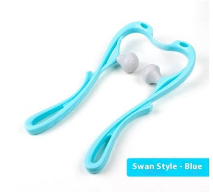 Manual Six-Wheel Neck Massager Roller for Pain & Stress Relief