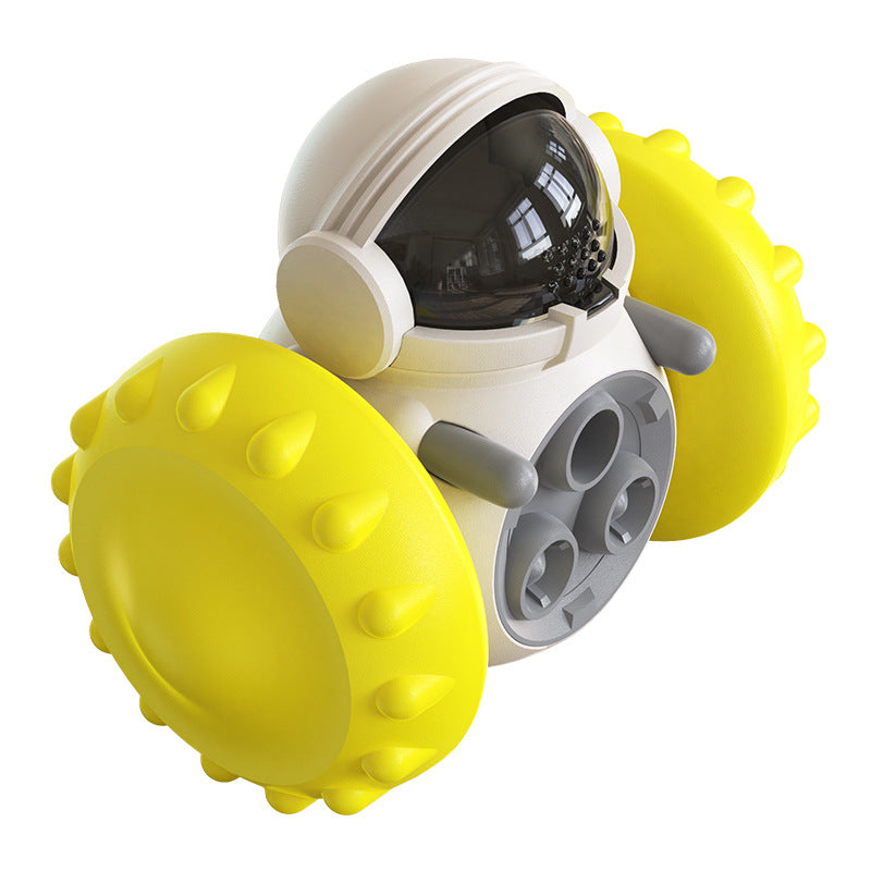 Smart Slow Food Dog Cat Toy Balance Car Interactive