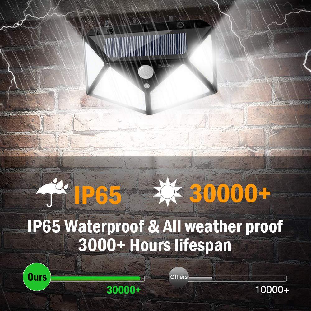 Waterproof LED Solar Wall Light for Outdoor & Garden