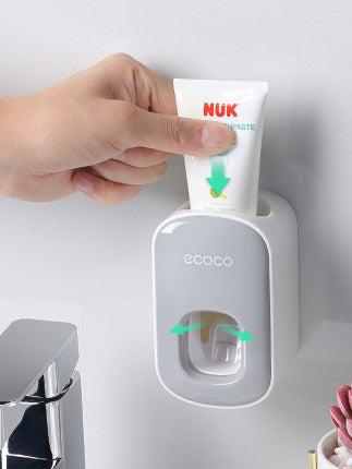 Automatic Toothpaste Dispenser Wall Mounted Bathroom Set