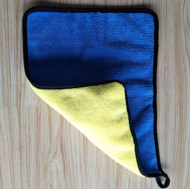 Dual-Color Microfiber Car Wash Towel – Double-Sided