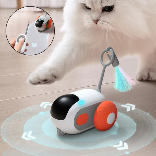 Automatic Interactive Cat Toy Car Remote Control