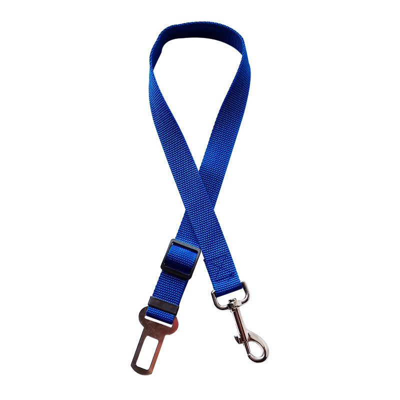 Adjustable Dog & Cat Car Seat Belt – Pet Safety Harness Lead Clip
