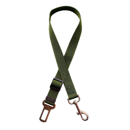 Adjustable Dog & Cat Car Seat Belt – Pet Safety Harness Lead Clip