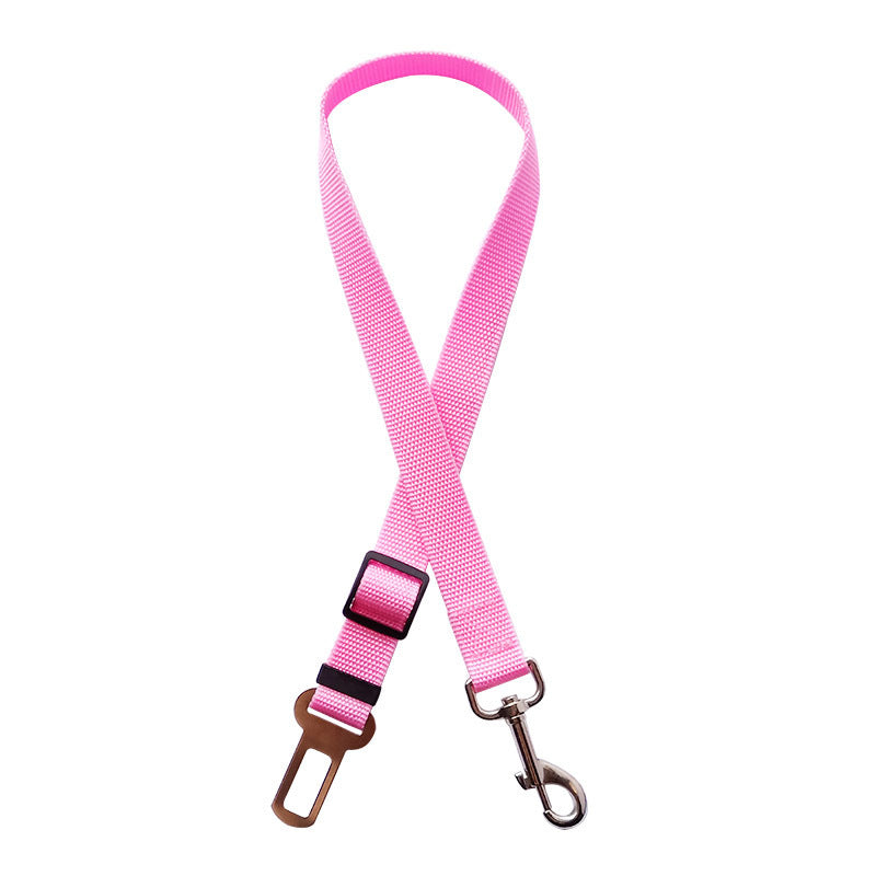 Adjustable Dog & Cat Car Seat Belt – Pet Safety Harness Lead Clip