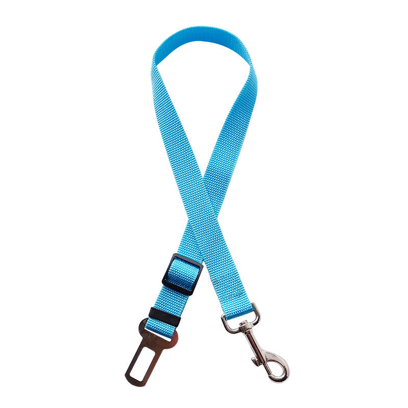 Adjustable Dog & Cat Car Seat Belt – Pet Safety Harness Lead Clip