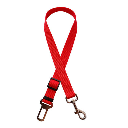 Adjustable Dog & Cat Car Seat Belt – Pet Safety Harness Lead Clip