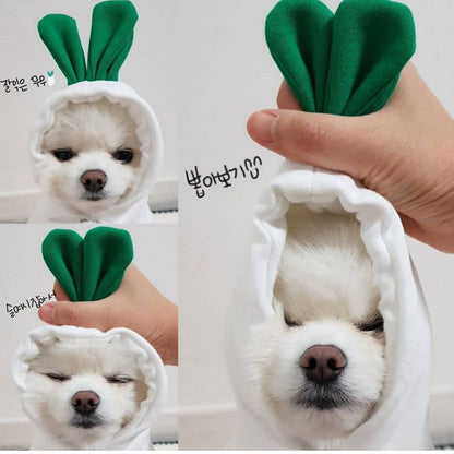 Cute Fruit Hoodie for Small Dogs – Warm Winter Fleece Pet Coat for Puppies & Cats
