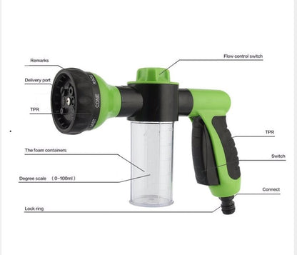 Professional High Pressure Foam Spray Gun  Car Wash Foam Cannon & Home Cleaning Tool