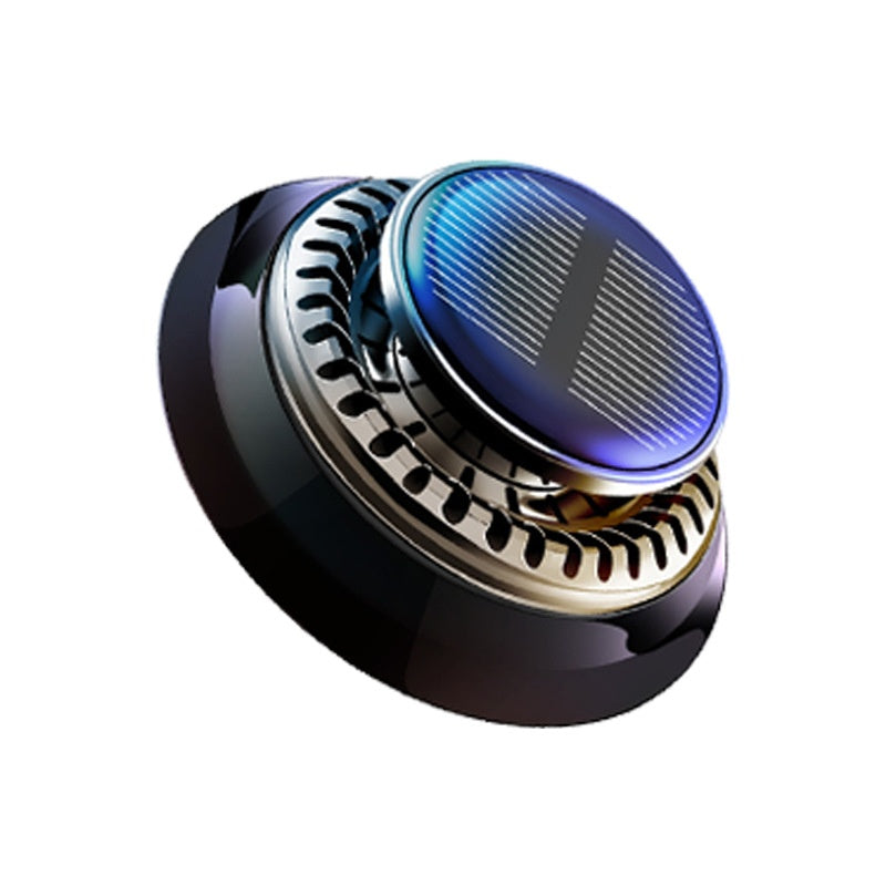 Solar Powered Car Air Freshener – Double Ring Rotating Diffuser
