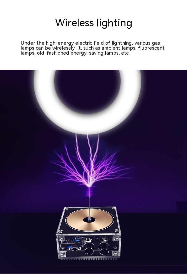 Bluetooth Music Tesla Coil  Hand Touch Lightning Toy