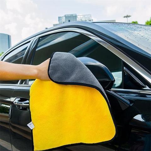 Dual-Color Microfiber Car Wash Towel – Double-Sided