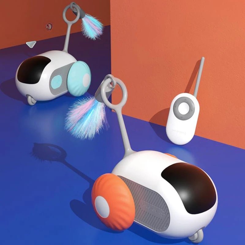 Automatic Interactive Cat Toy Car Remote Control