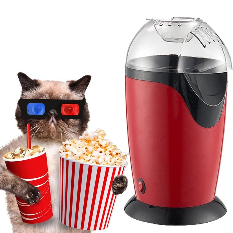 Hot Air Popcorn Maker Oil-Free, Fast & Healthy Popcorn at Home