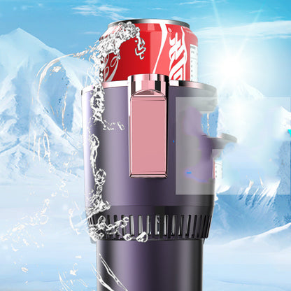 2-in-1 12V Car Heating & Cooling Cup Holder – Digital Temperature Display