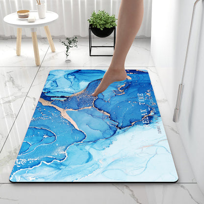 Quick-Dry Anti-Slip Bathroom Mat  Diatom Mud Floor Rug