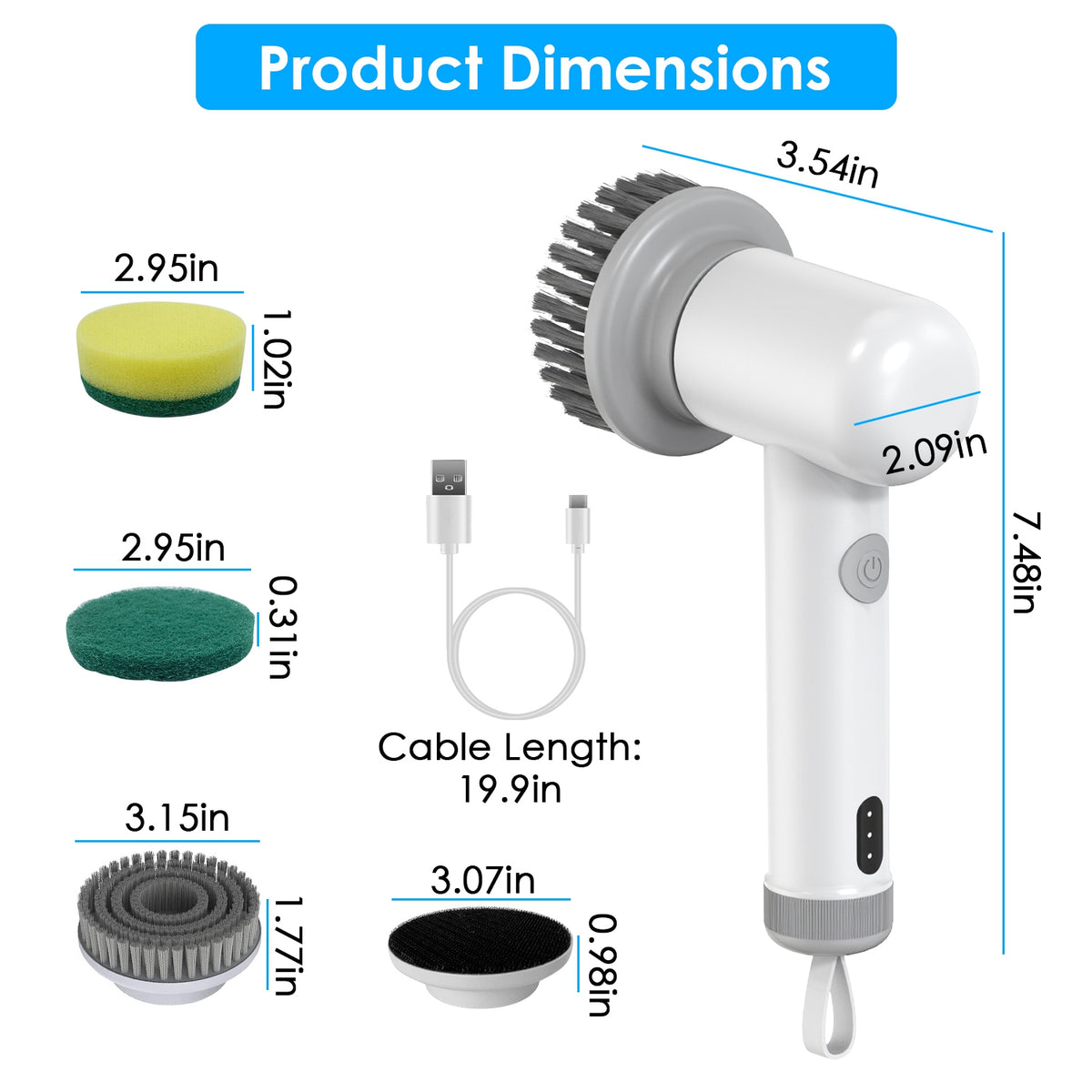 Electric Spin Cleaning Brush