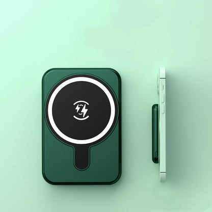 Mini Magnetic Wireless Charger – 5000mAh Portable Power Bank