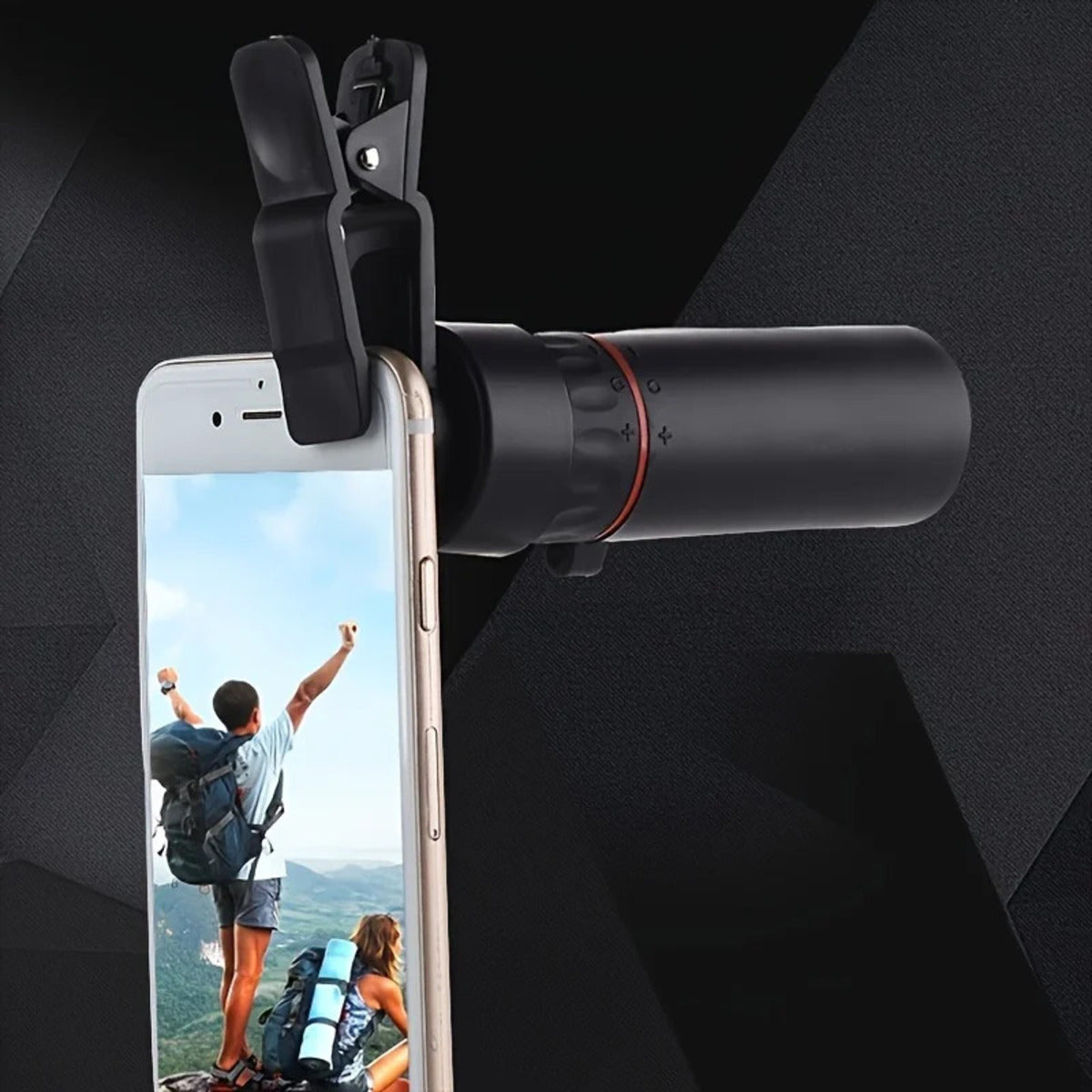 Mini 2000x25 Monocular Telescope with Phone Holder  Travel