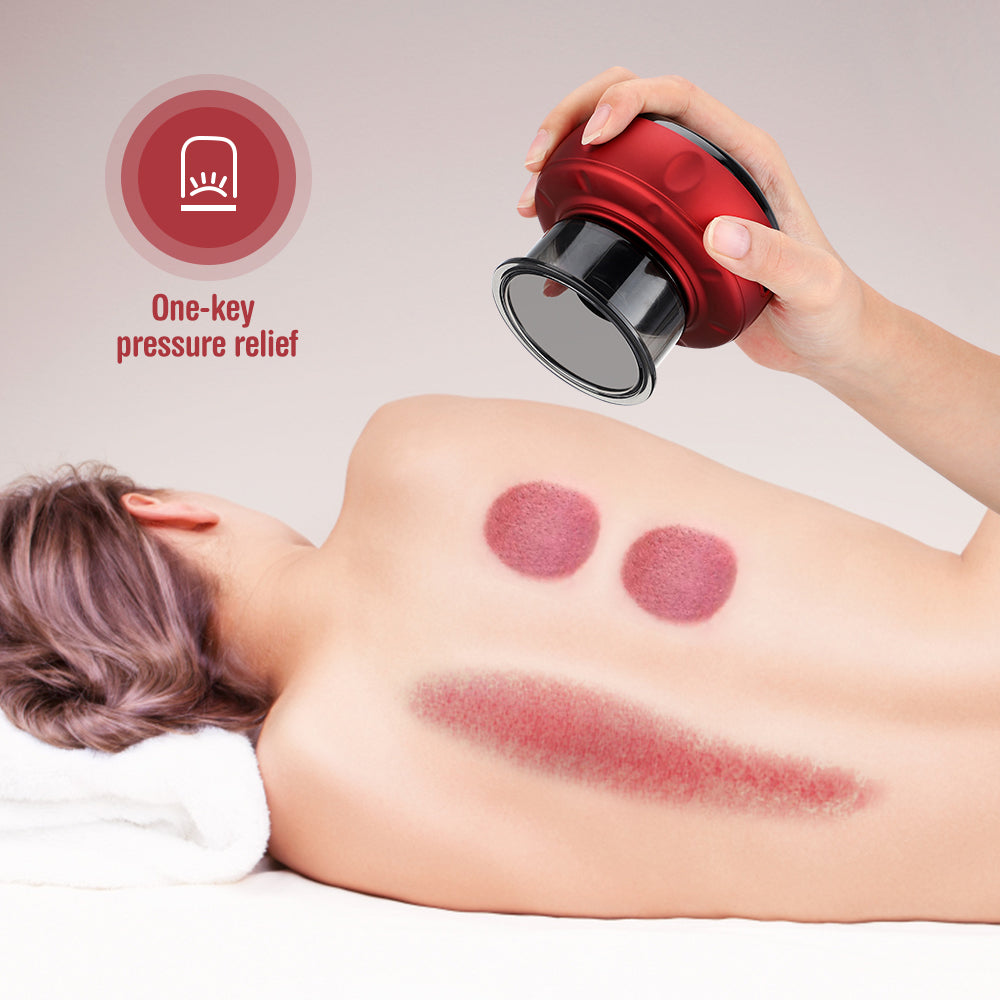 Electric Vacuum Cupping Massager Body Gua Sha Slimming