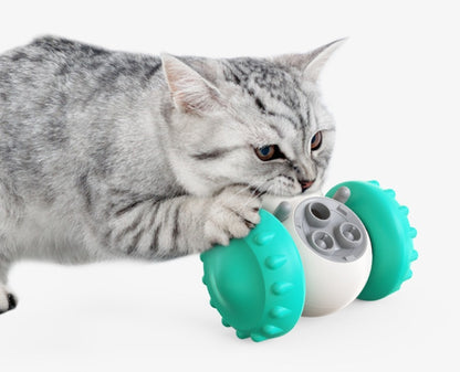 Smart Slow Food Dog Cat Toy Balance Car Interactive