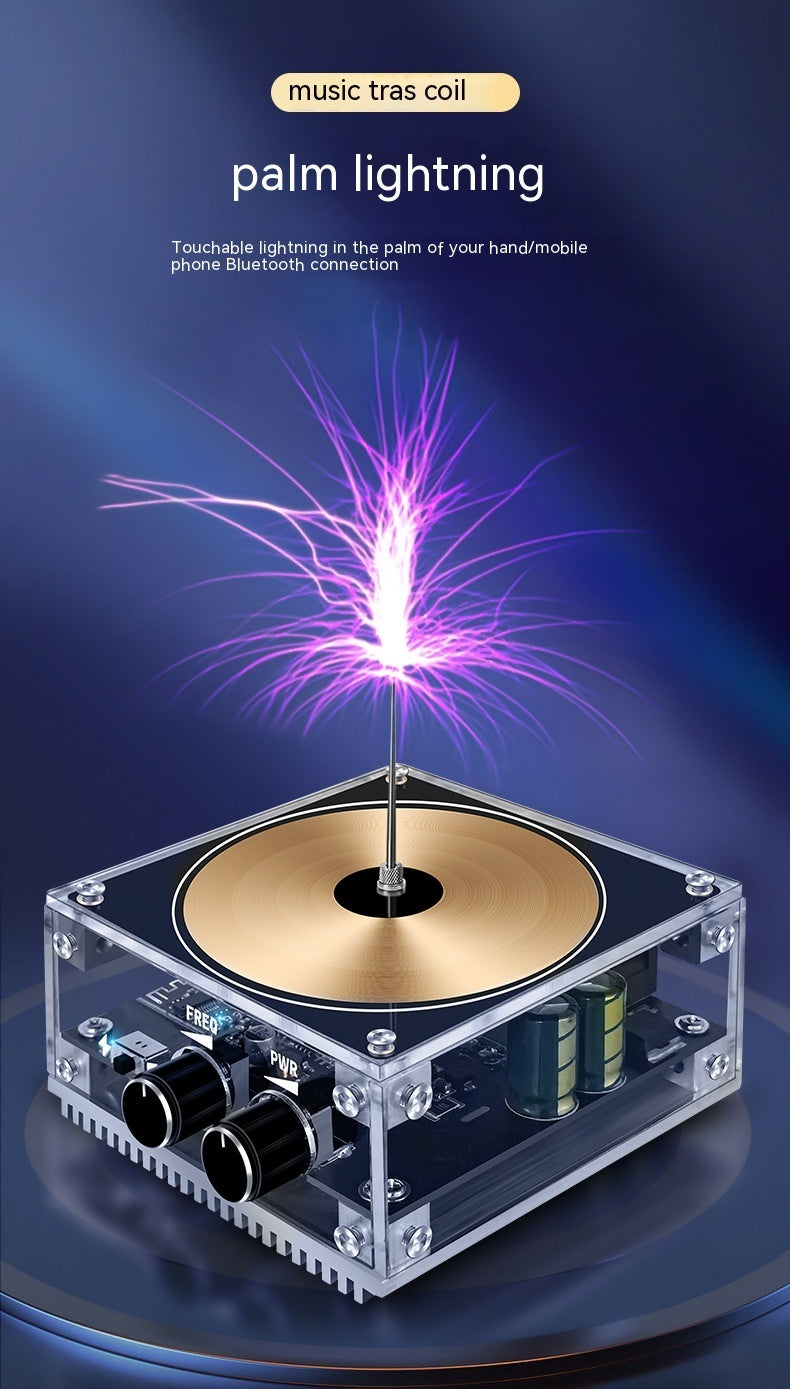 Bluetooth Music Tesla Coil  Hand Touch Lightning Toy