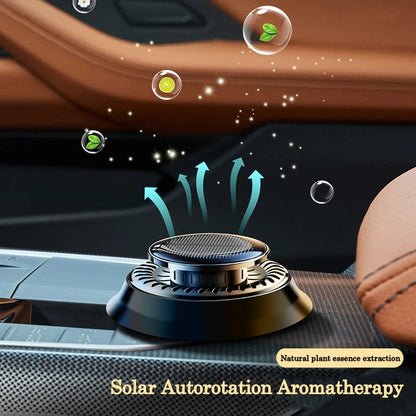 Solar Powered Car Air Freshener – Double Ring Rotating Diffuser