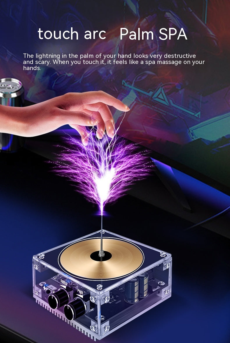 Bluetooth Music Tesla Coil  Hand Touch Lightning Toy