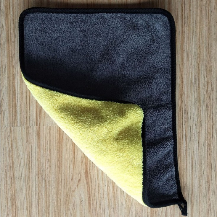 Dual-Color Microfiber Car Wash Towel – Double-Sided