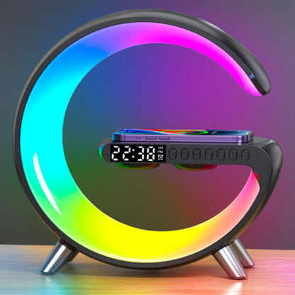 G-Shaped Smart Lamp with Bluetooth Speaker & Wireless Charging