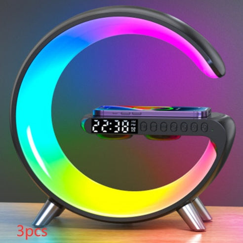 G-Shaped Smart Lamp with Bluetooth Speaker & Wireless Charging
