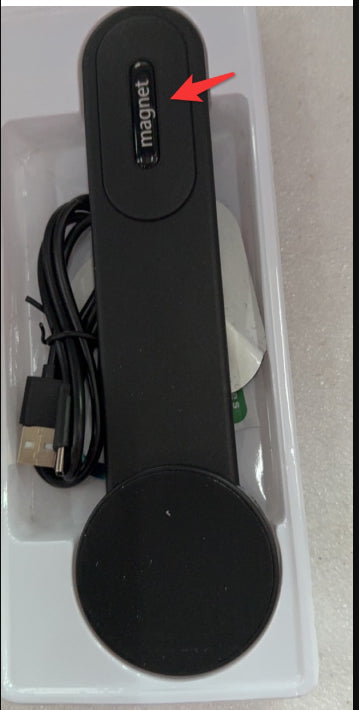 15W Magnetic Wireless Car Phone Holder  Bendable Dash Mount