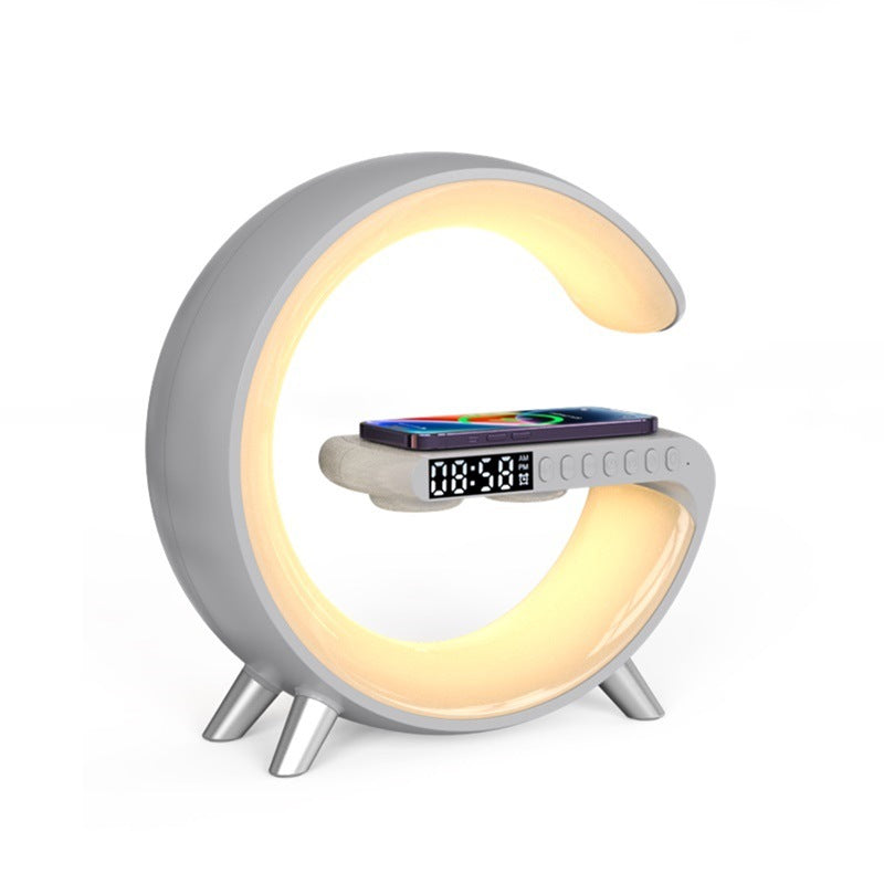 G-Shaped Smart Lamp with Bluetooth Speaker & Wireless Charging
