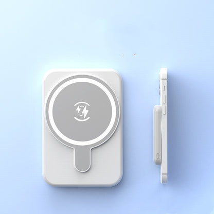 Mini Magnetic Wireless Charger – 5000mAh Portable Power Bank