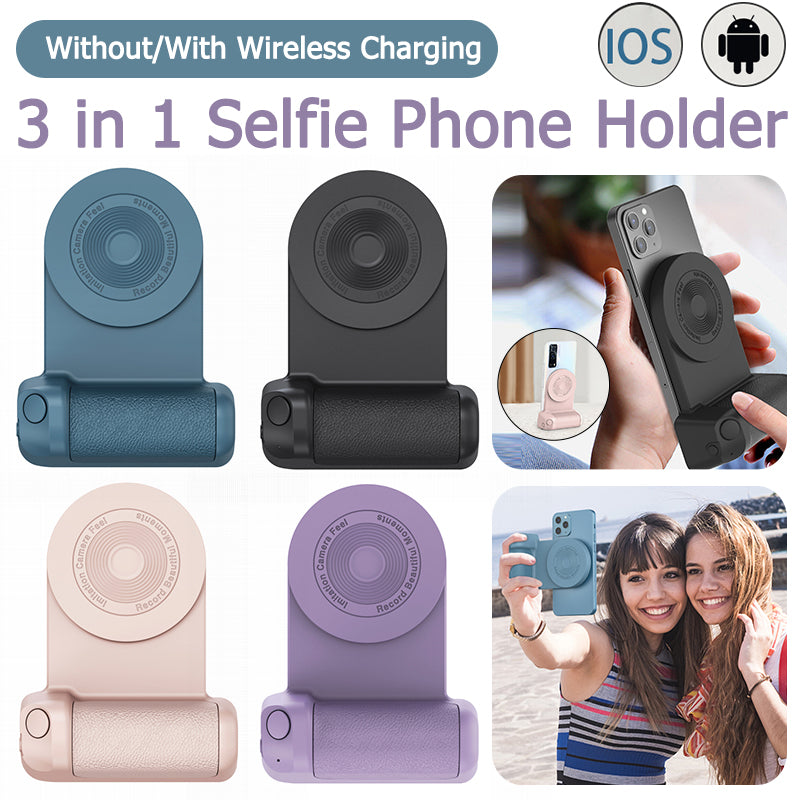 3-in-1 Magnetic Camera & Phone Grip Handle Bracket