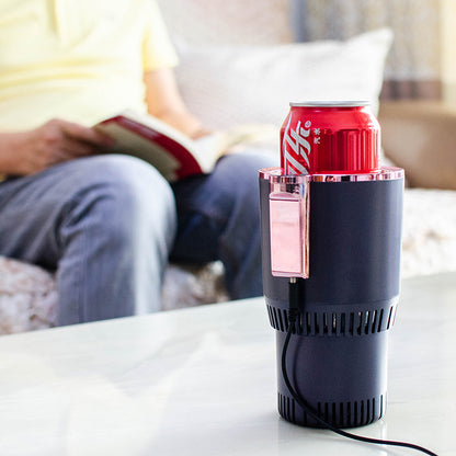 2-in-1 12V Car Heating & Cooling Cup Holder – Digital Temperature Display