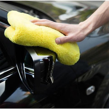 Dual-Color Microfiber Car Wash Towel – Double-Sided