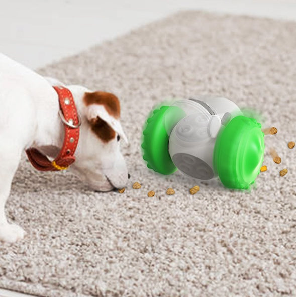 Smart Slow Food Dog Cat Toy Balance Car Interactive