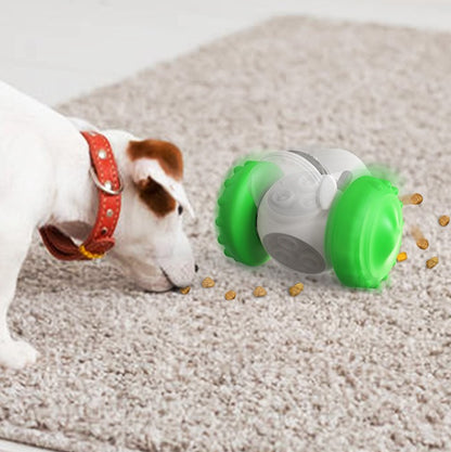 Smart Slow Food Dog Cat Toy Balance Car Interactive