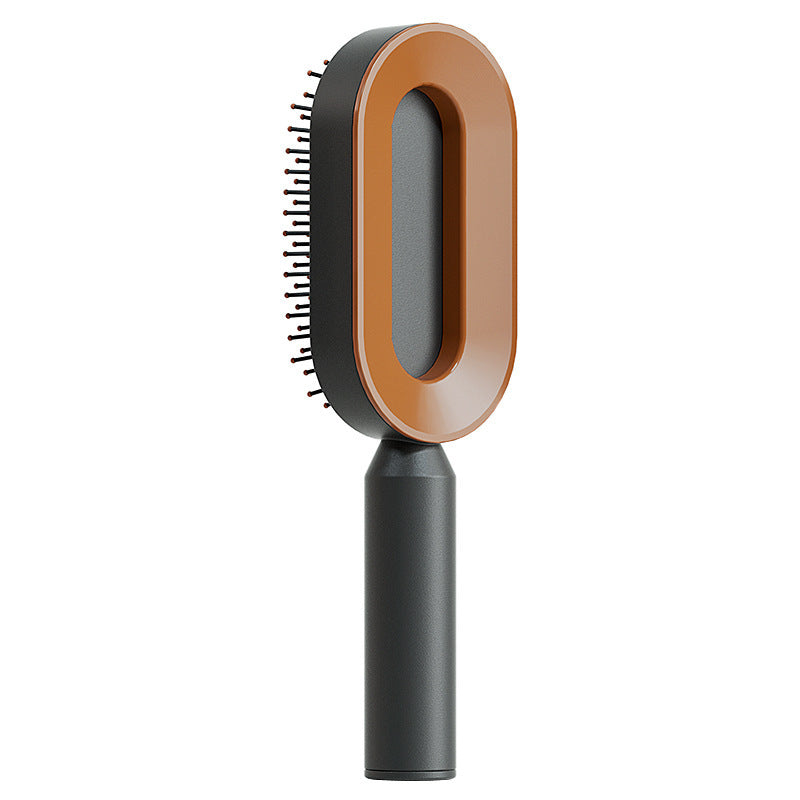 Self Cleaning Anti Static Scalp Massage Hair Brush