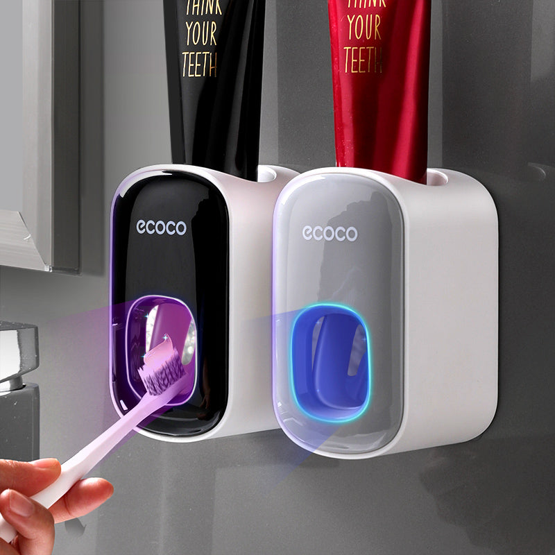 Automatic Toothpaste Dispenser Wall Mounted Bathroom Set