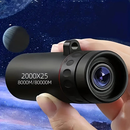 Mini 2000x25 Monocular Telescope with Phone Holder  Travel