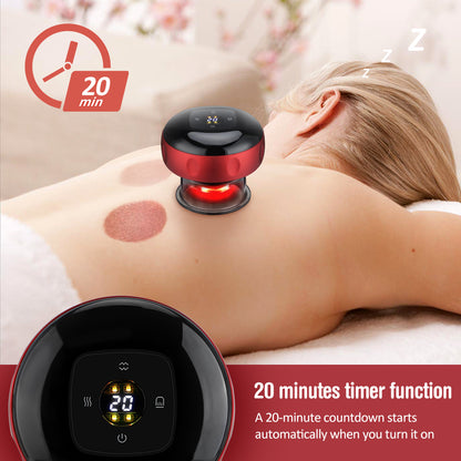 Electric Vacuum Cupping Massager Body Gua Sha Slimming