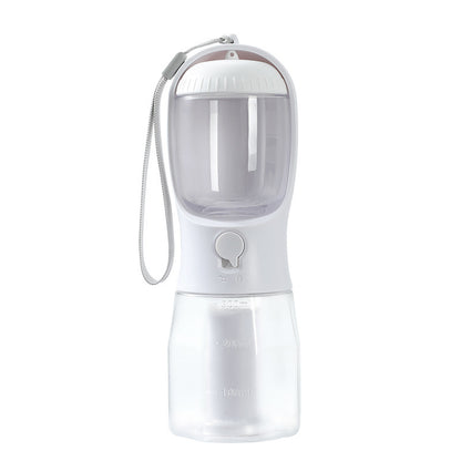 3-in-1 Portable Dog Water & Food Cup with Waste Bag Holder