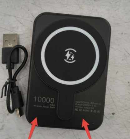 Mini Magnetic Wireless Charger – 5000mAh Portable Power Bank