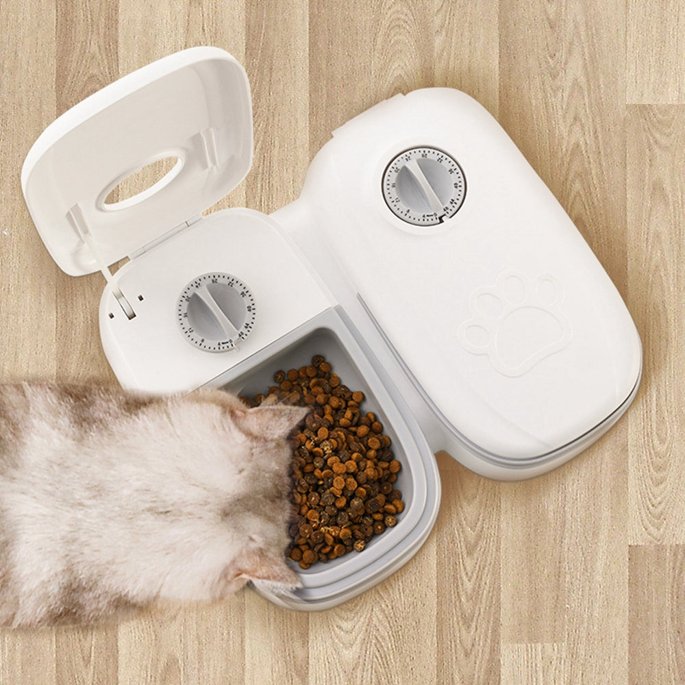Smart Automatic Pet Food Dispenser for Cats & Dogs with Timer